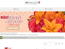 Tablet Screenshot of floridaflowerstogo.com